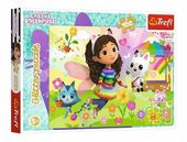 PUZZLE BROKATOWE 100 BROKATOWA GABI KOCI DOME GABI układanka dla dzieci +5l