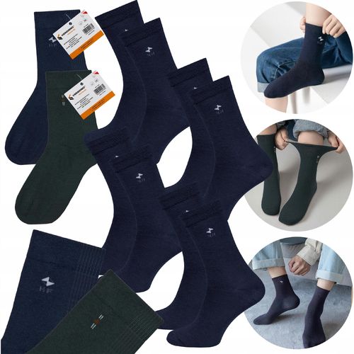 Skarpety męskie 4 pary długie 39-44 VERGIONIC na Arena.pl