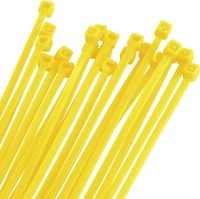 trytytki opaski zaciskowe kablowe żółte 400szt