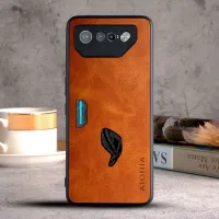 Etui AIORIA Vintage LEATHER do Asus ROG Phone 7 pomarańczowy