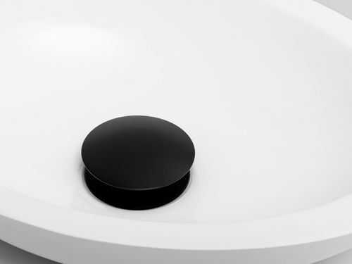 Korek umywalkowy automatyczny bez przelewu klik klak czarny YOKA HOME na Arena.pl