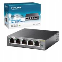 Switch sieciowy biurowy TP-LINK 5 PORTÓW RJ-45 1 GBit/s QoS VLAN HUB