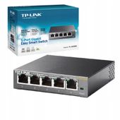 Switch sieciowy biurowy TP-LINK 5 PORTÓW RJ-45 1 GBit/s QoS VLAN HUB