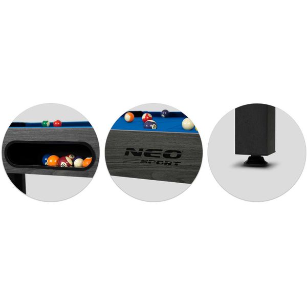 Stół bilardowy z akcesoriami Neo-Sport NS-809 zdjęcie 13
