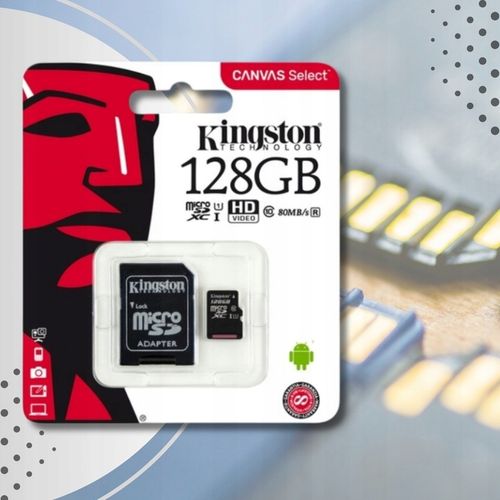 Karta pamięci Micro SD 128GB KINGSTON SDCS2 C10 V10 A1 100Mb/s Adapter na Arena.pl