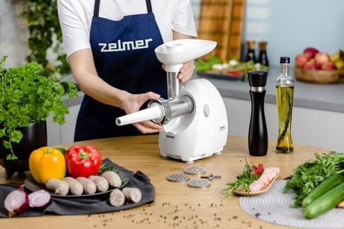 Maszynka do mielenia mięsa Zelmer ZMM4080B 1900 W biała na Arena.pl
