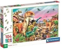 puzzle 104 super kraina dinozaurów 7683