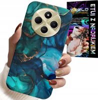 ETUI DO XIAOMI REDMI 14C 4G - NIEBIESKO ZIELONY MARMUREK PLECKI WZORY