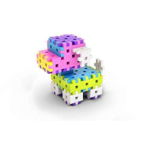 Klocki Meli Basic różowe Pink150 szt. - mini wafle na Arena.pl