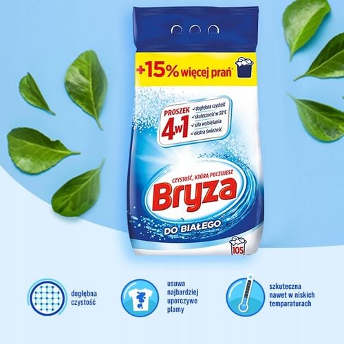 bryza 4w1 proszek white 6,825kg / 105 prań na Arena.pl