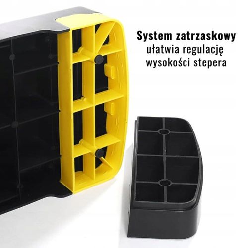 STEP SCHODEK DO ĆWICZEŃ DO AEROBIKU FITNESS 3 STOPNIOWY REGULOWANY SOLIDNY na Arena.pl