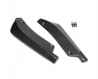 Dokładki Tylnego Zderzaka Uniwersalne Czarny Połysk spoiler Komplet Tył