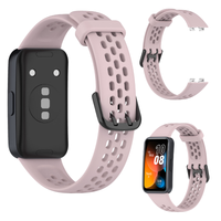 Pasek do Huawei Band 8 9 10 watch bransoleta opaska na zegarek mocny różowy