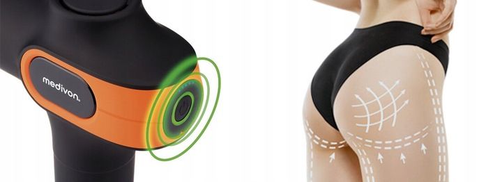 Pistolet masujący Medivon Gun Vital masażer ręczny do masażu ciała zdjęcie 14