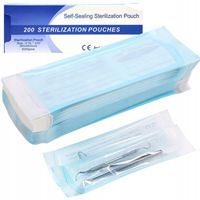 TOREBKI DO STERYLIZACJI NARZĘDZI PAKIET DO AUTOKLAWU 90 x 260 mm 200 szt.