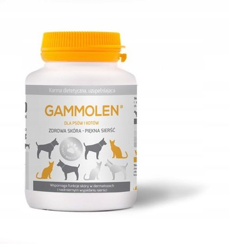 Gammolen dla psów i kotów OMEGA 3 i 6 sierść 150ka na Arena.pl