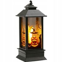 Lampion Latarnia Lampka LED Halloween Dekoracja Dynia Ozdoba Świecąca