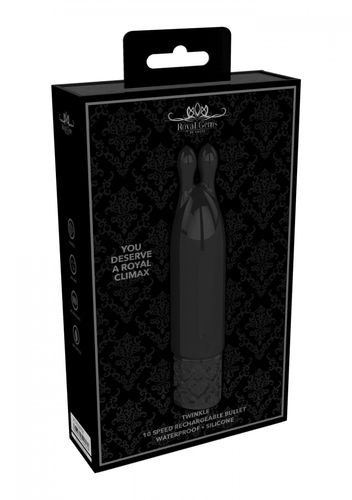 twinkle   rechargeable silicone bullet   black na Arena.pl