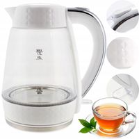 Czajnik elektryczny bezprzewodowy szklany biały 1,7l 2200 W Łucznik PK-2018