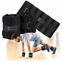 Obciążenia na rzep na przeguby nogi ręce ciężarki 2x 3kg neoprenowe