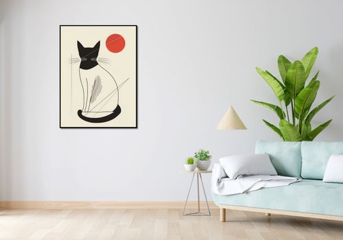 Plakat 75x100cm Czerwony Krąg na Arena.pl