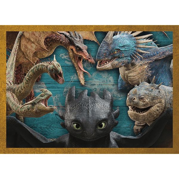 Puzzle 4W1 Smocze Dni 34678 zdjęcie 4