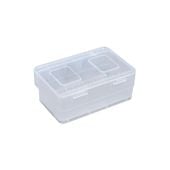 Zamykany organizer przezroczysty średni- 118x79x46 mm