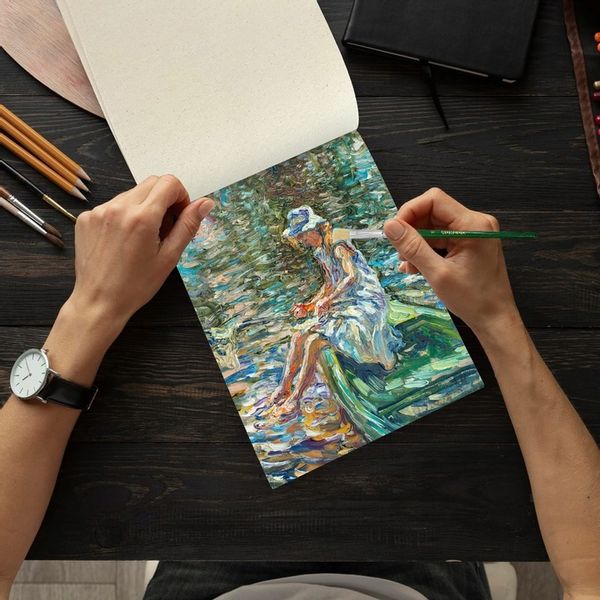 ZESTAW ARTYSTYCZNY DO MALOWANIA SZTALUGA PŁÓTNO DLA DZIECI PREZENT zdjęcie 5