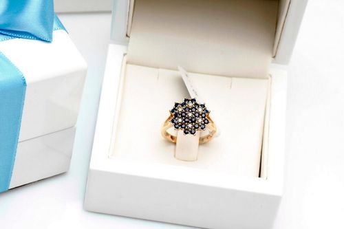 Emaga Złoty pierścionek PZD1600 - Diament na Arena.pl