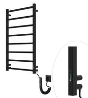 ELNA Grzejnik łazienkowy elektrczny Atria 8 Black 430 mm ENERGOSZCZĘDNY