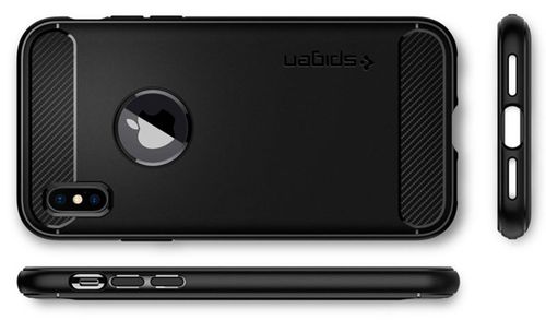 Etui Spigen Rugged armor Apple iPhone X / Xs Matte Black na Arena.pl