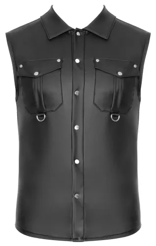 nek koszulka męska bez rękawow xl czarna matowa zatrzaski d-ring na Arena.pl