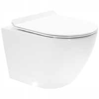 MISA WC PODWIESZANA CARTER BIAŁA SLIM RIMLESS N2 DESKA WOLNOOPADAJĄCA - REA
