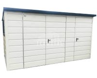 SCHOWEK - DOMEK OGRODOWY 2,5x2 wiata brama okno drzwi biały TS614