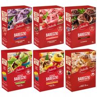 Delecta zestaw świąteczny babeczki 6 rodzajów