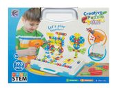 Puzzle konstrukcyjne w walizce z narzędziami, 193 elementy