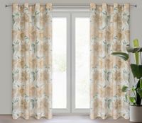 Zasłona gotowa na przelotkach KARLA 140x250 Eurofirany naturalny