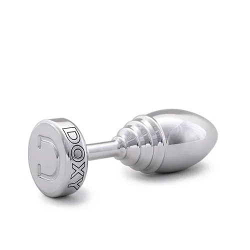 Plug analny - Doxy Butt Plug Ribbed na Arena.pl