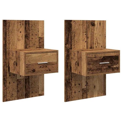 Szafka pod łóżko 2 pcs Stare drewno 48.5 x 32.5 x 80 cm na Arena.pl