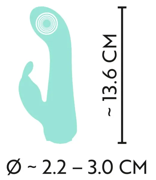 Cuties Mini Vibrator Green 4 zdjęcie 4