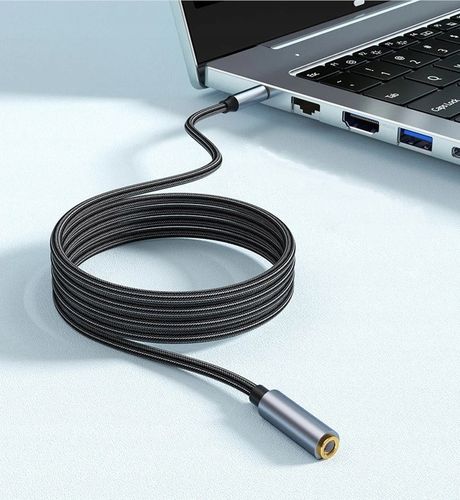 KABEL PRZEWÓD PRZEDŁUŻACZ PREMIUM AUX 3.5 MM MINI JACK AUDIO 5 M MIEDŹ na Arena.pl
