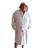 Szlafrok bawełniany muślinowy Pierre Cardin Paris stonewash 240 GSM