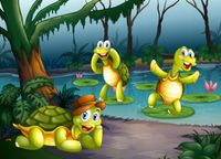 FOTOTAPETA dziecięca WESOŁE ŻÓŁWIE NINJA