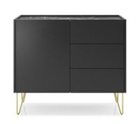 Komoda Marbren czarna