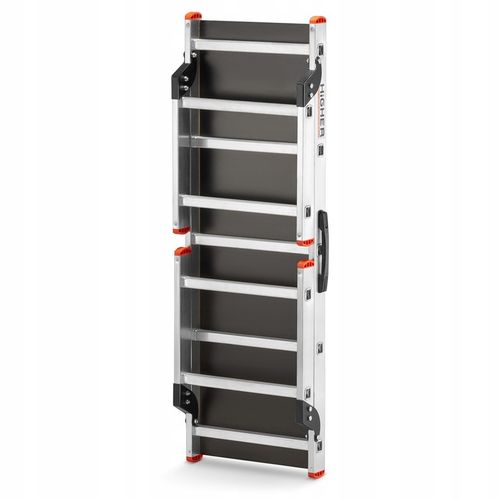 Podest aluminiowy roboczy drabina aluminiowa 2,45m na Arena.pl