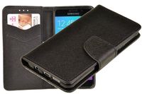Etui portfel Fancy Case do Samsung Galaxy A3 2016 czarny