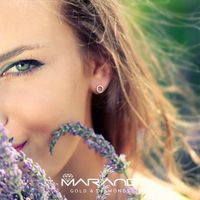 CELEBRYTKI ZŁOTE KOLCZYKI KOŁA KÓŁKA SZTYFT 333 8K