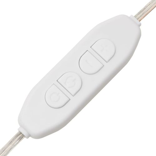 Toaletka z LED, szara, 95x50x133,5 cm, lite drewno sosnowe na Arena.pl