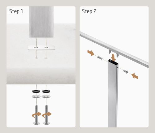 UŻYWANE Wieszak na ręczniki łazienkowy 3-poziomowy KES stal SUS304 marmur na Arena.pl