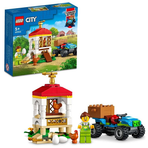LEGO City Kurnik z kurczakami 60344 na Arena.pl